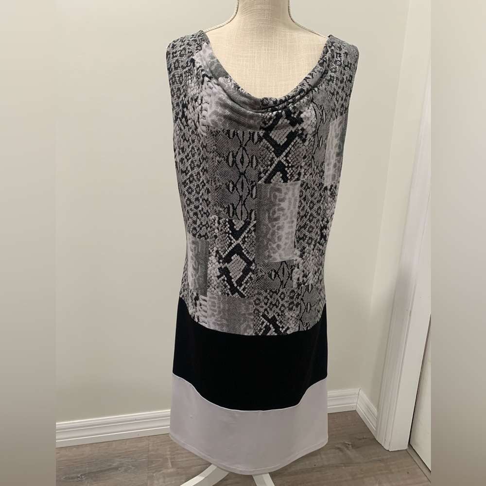 Michael Kors Black Gray dress Size Large